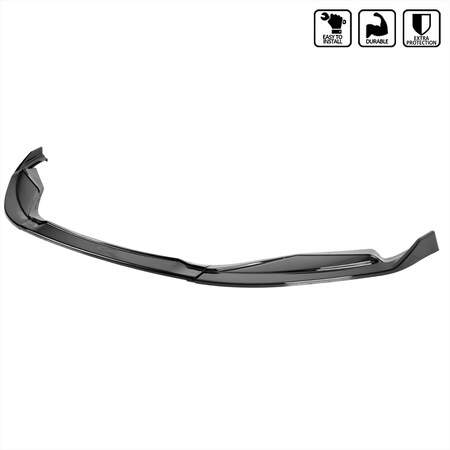 Spec-D Tuning F-SPORT FRONT BUMPER LIP GLOSSY BLACK LPF-GS35013FGB-PQ